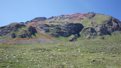 Itineraro poco prima del Lago