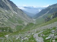 discesa dal vallone vallanta