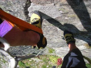 jumaring sul primo tiro