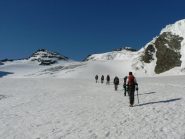la parte bassa del ghiacciaio di Valsorey