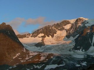 tramonto sul Velan dal rifugio