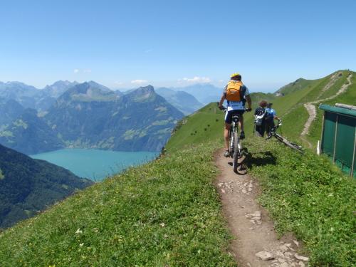 In discesa sulla dorsale 