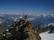 Marco in vetta al Nadelhorn