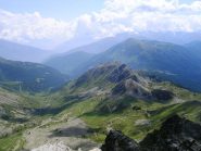 La strada militare vista dalla cima