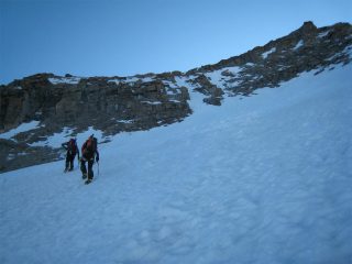 Nevaio centrale e canale
