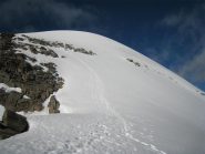 Discesa verso la normale