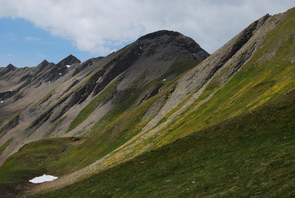 Finalmente appare la mole del Mt Charfiere