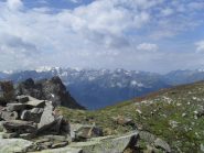 l'ometto di pietre in vetta alla Testa Serena