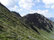 discesa dalla Fetita verso il colle omonimo