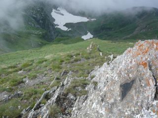 lago morto dalla cima