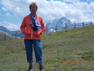 La Marmolada come sfondo