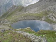 il lago Changier dall'alto..