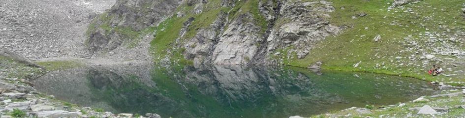 in riva al lago Changier...