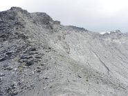 dal passo di Rocca Verde l'inizio della cresta