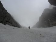 in discesa dalla bocchetta il tempo e' cambiato