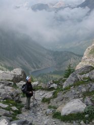 scendendo il lago visaisa