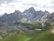 panorama dalla cima verso i laghi