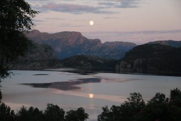 Riflessi al tramonto