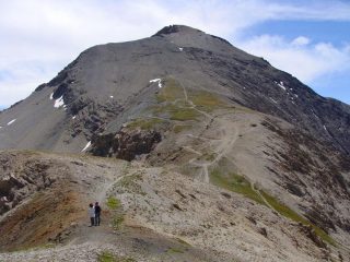 lo Chaberton dalle casermette poco sopra il colle