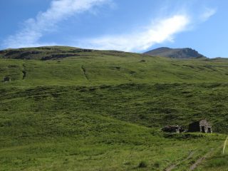 I prati in direzione della punta