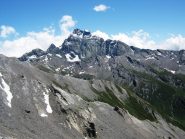 Il Monviso dalla cima del Pic Brusalana