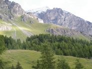 La Bioula innevata vista da Orvieille