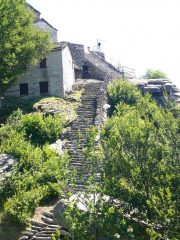 l'arrivo al santuario