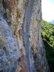 primo tratto della ferrata