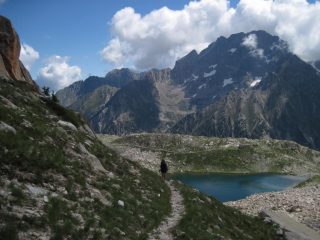 Arrivando al lago mediano di Fremamorta