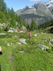 la risalita del vallone....