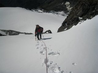 Gianni al termine del canale