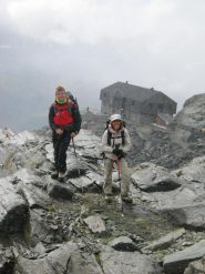 Passaggio al rifugio degli Angeli
