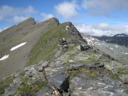 Cima Beccher e la cresta nord-est