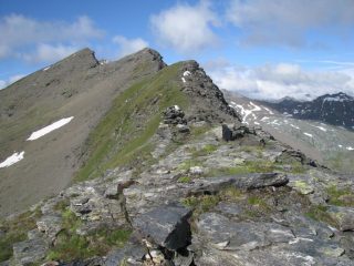 Cima Beccher e la cresta nord-est