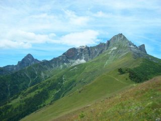 Dal colle della Bicocca verso il Pelvo d'Elva