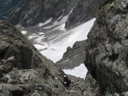 L'attacco della 3a doppia (poco sotto la spalla)