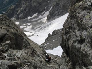 L'attacco della 3a doppia (poco sotto la spalla)