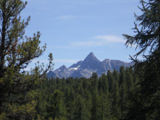 bella vista sul pic di rochebrune