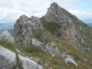 Salendo alle Rocce della  Scregna