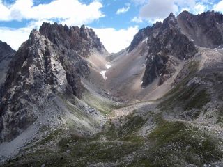 Il Colle dell'Oserot visto dal colletto Vittorio