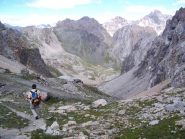 scendendo dal Colle dell'Oserot...