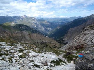 Vallone di Unerzio dalla discesa finale.