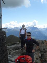 in vetta alla Chaligne...