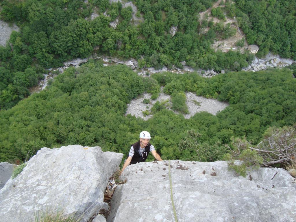 L4: Giulio in uscita dalla placca.