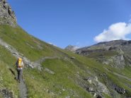 la punta Maurin visibile  dalle vicinanze del vallone del colle Vaudet