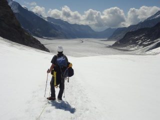 ci attende tutto l'Aletschgletscher