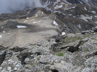 la luna vista dall'alto