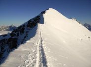 Traccia sulla cresta finale