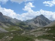 Dal col de la Gipiere verso il lago d'Oronaye