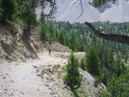 ultimo tratto prima del Fort de la Lausette